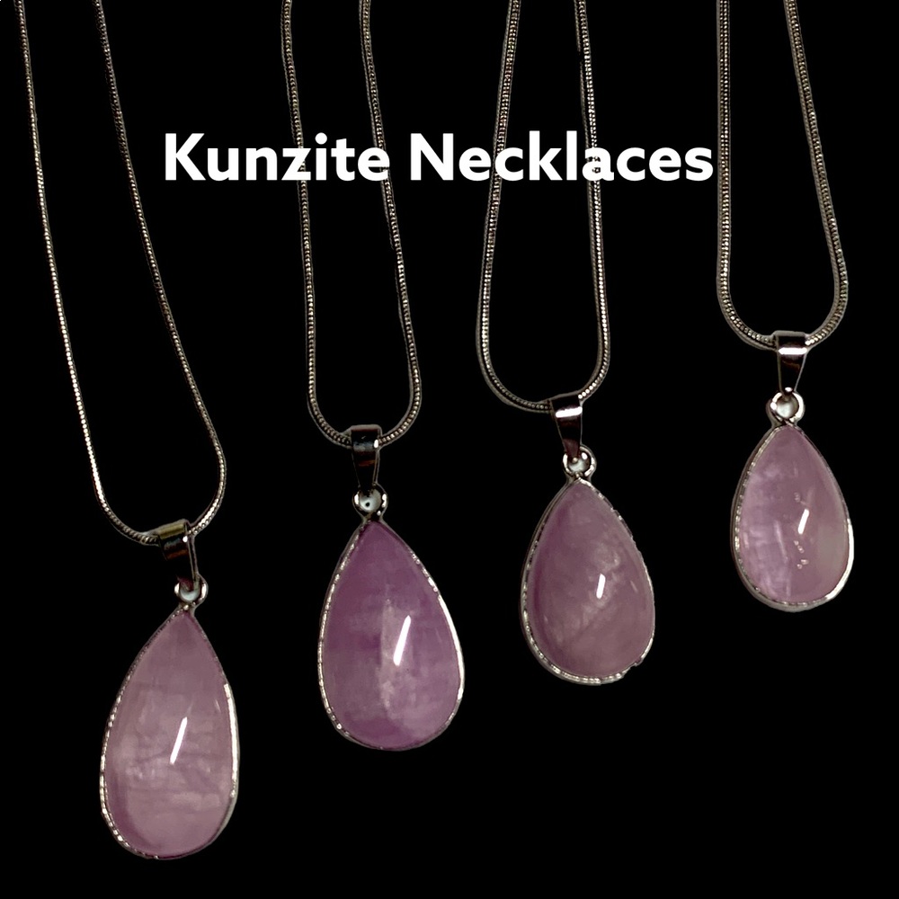 🤩 Gorgeous Kunzite Necklaces.